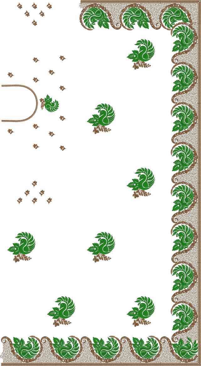 C Pallu Saree Design