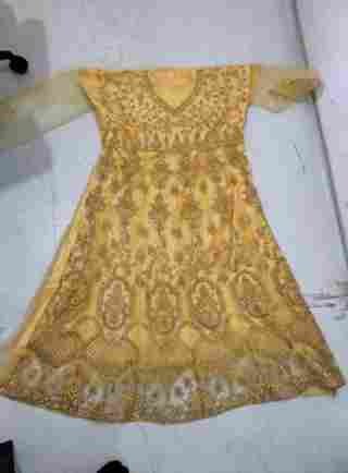 Cording Anarkali Peplon Suit Design
