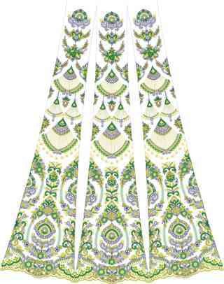 Cording Lehenga Design