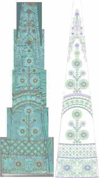Chain Lehenga Design
