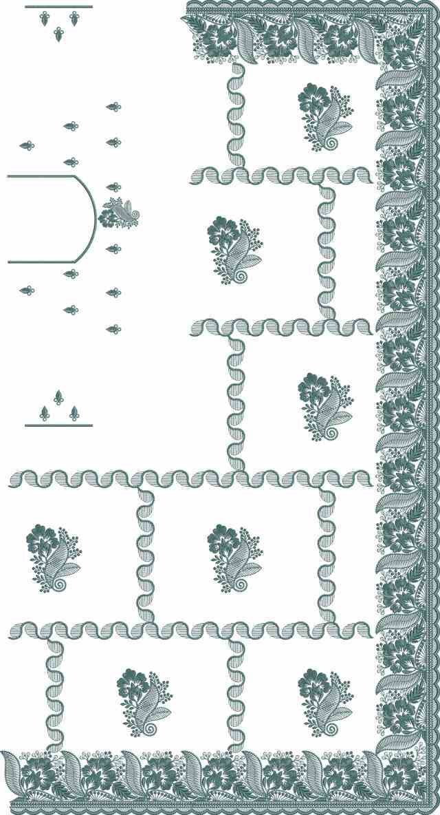 C Pallu Saree Design