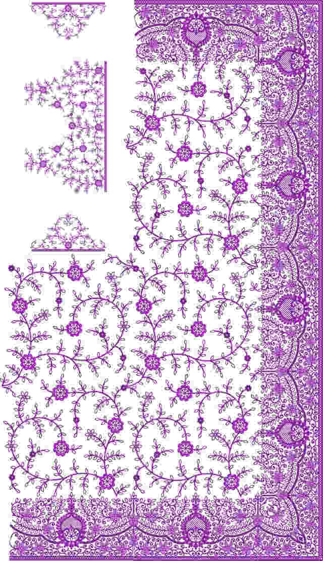 C Pallu Saree Design
