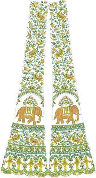 Cording Lehenga Design
