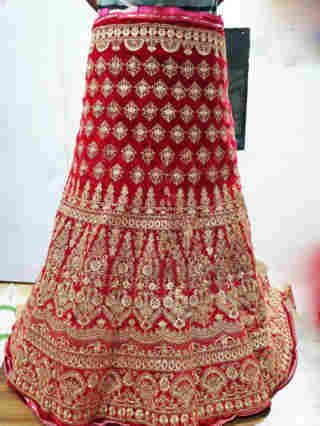 Cording Lehenga Design
