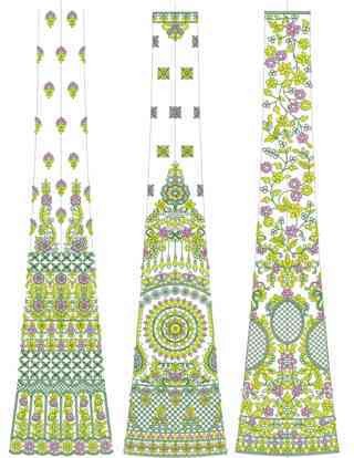 Cording Lehenga Design