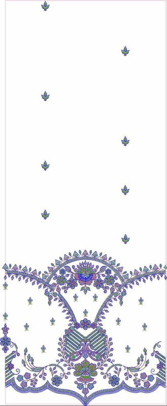 Beads Daman AllOver Design