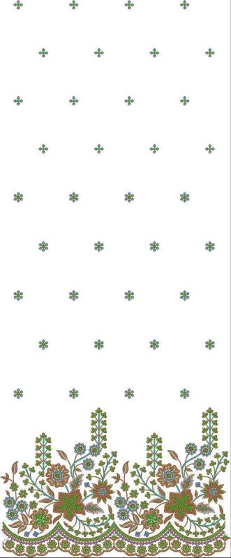 Beads Daman AllOver Design