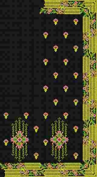 C Pallu Saree Design