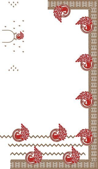 C Pallu Saree Design