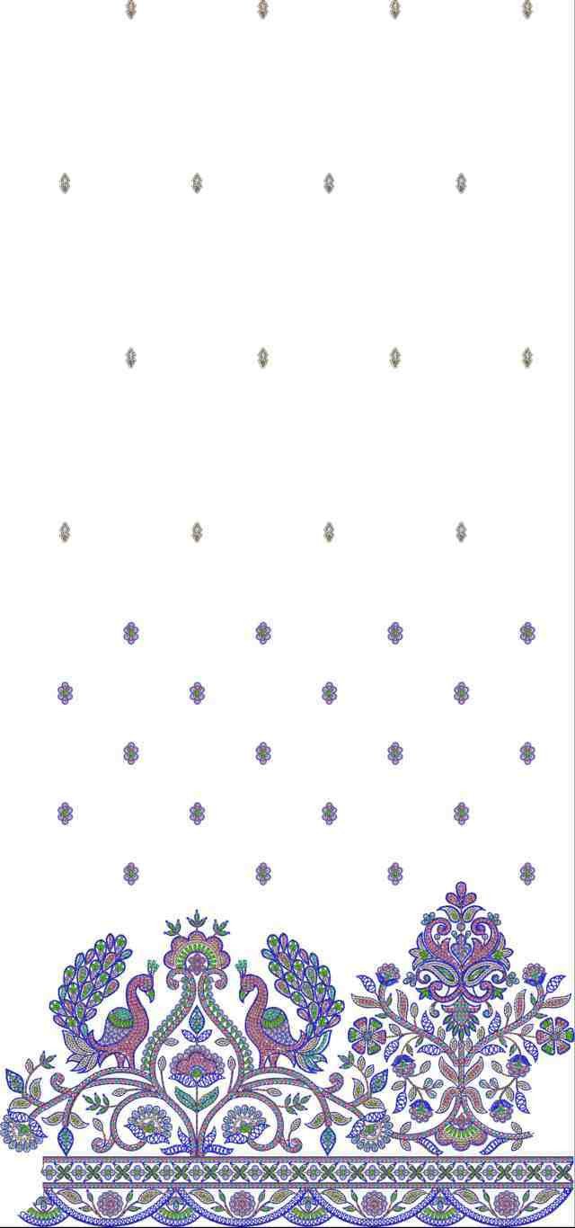 Beads Daman AllOver Design