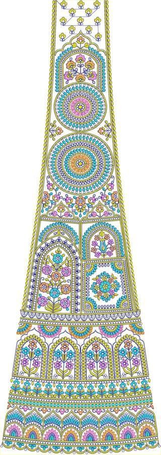 Lehenga Kali Design