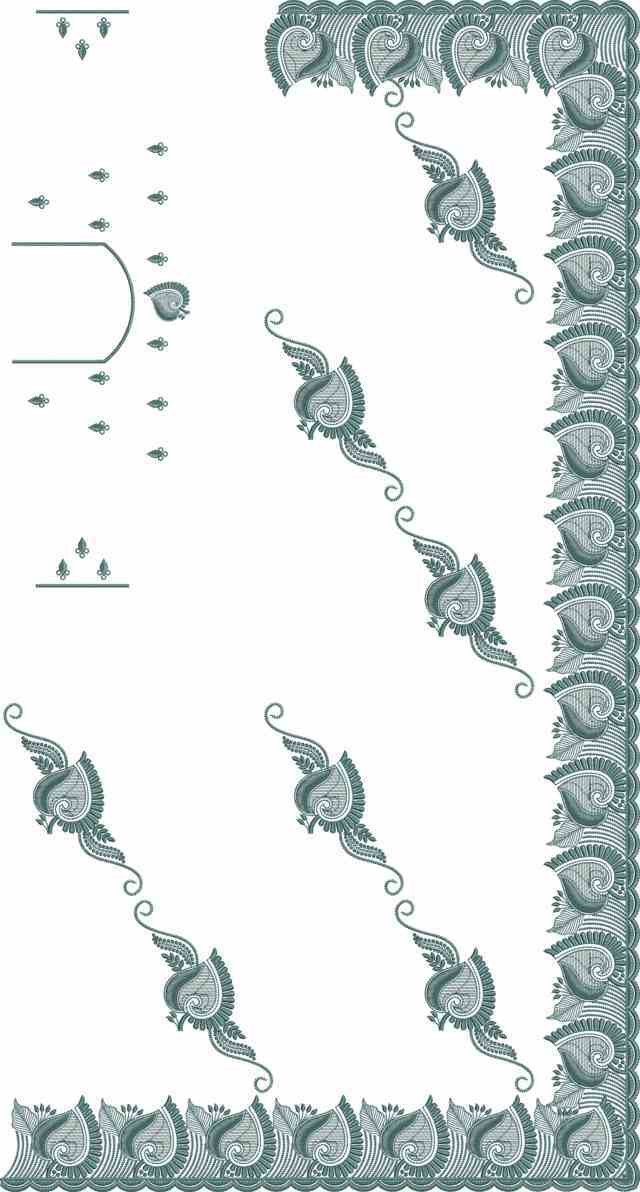 C Pallu Saree Design