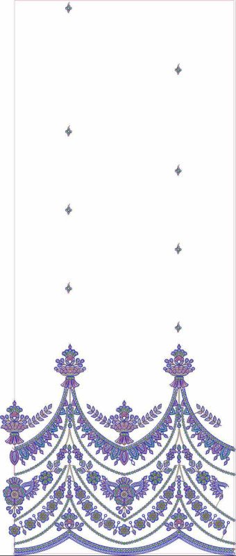 Beads Daman AllOver Design