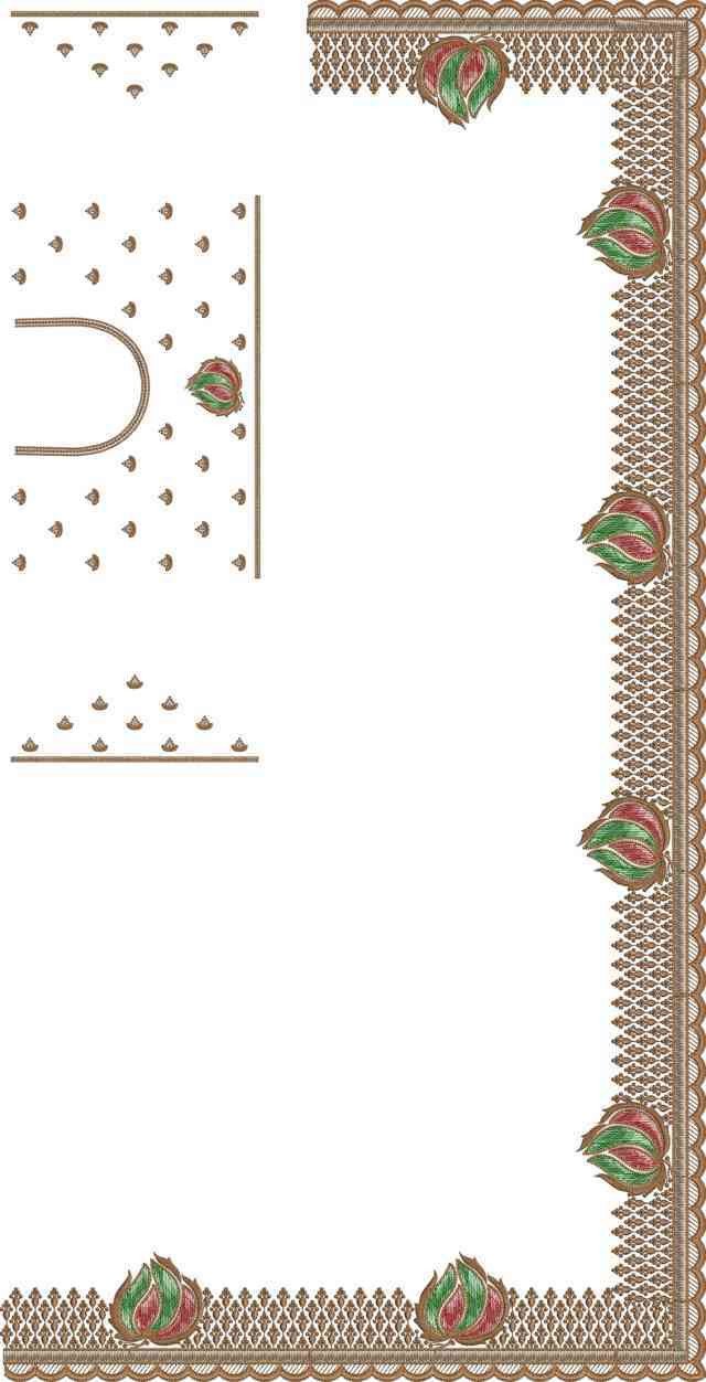 C Pallu Saree Design