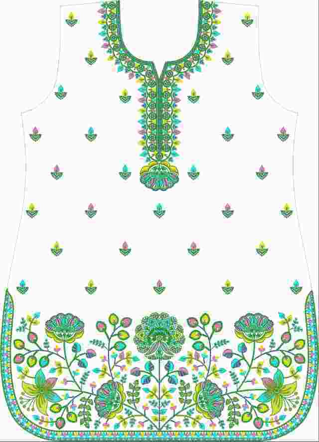 Beads Single Head Dress Design