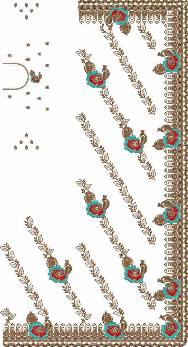 C Pallu Saree Design
