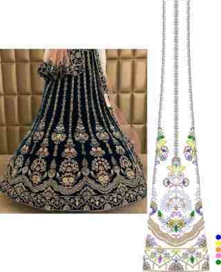 Cording Lehenga Design