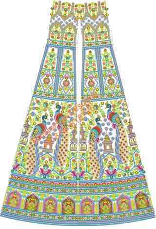 Lehenga Kali Design