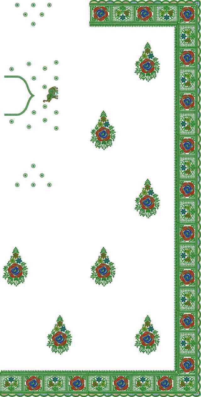 C Pallu Saree Design