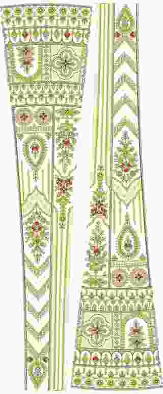 Cording Lehenga Design