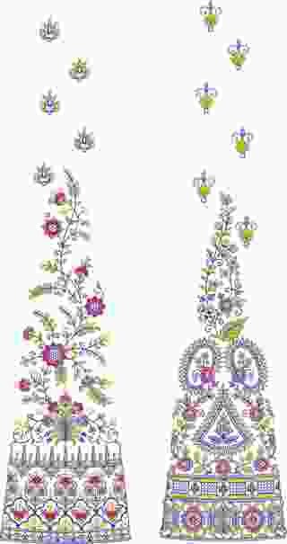Cording Lehenga Design