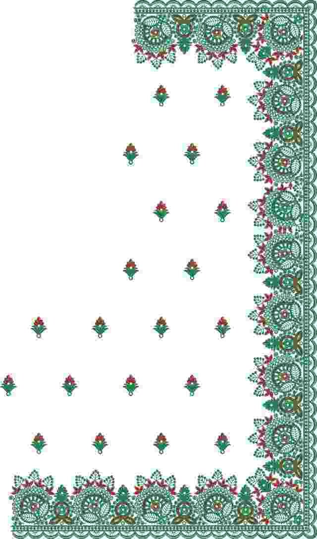 C Pallu Saree Design
