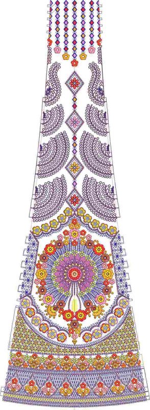 Lehenga Kali Design