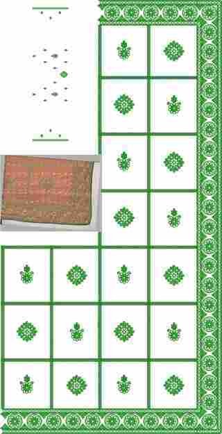 C Pallu Saree Design