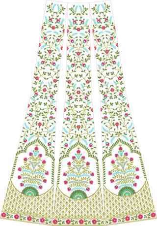 Cording Lehenga Design
