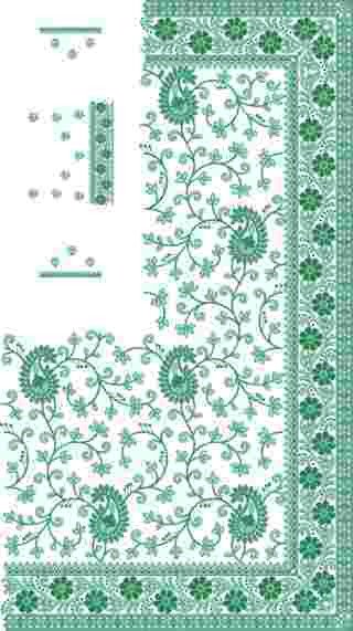 C Pallu Saree Design
