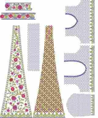 Cording Lehenga Design