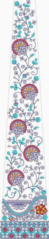 Lehenga Kali Design