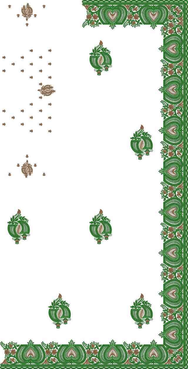 C Pallu Saree Design