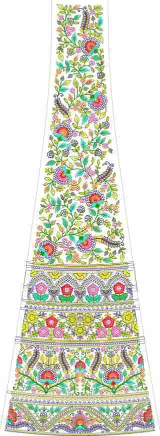 Cording Lehenga Design