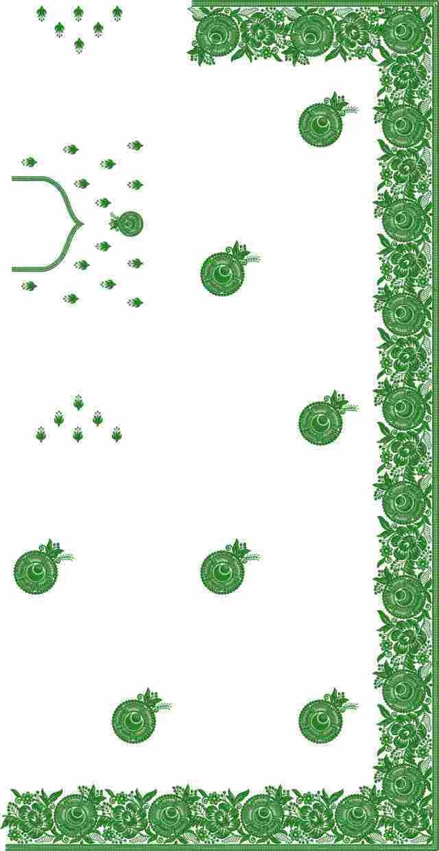 C Pallu Saree Design