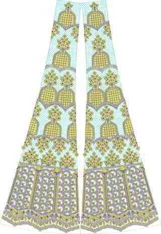 Cording Lehenga Design