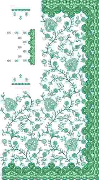 C Pallu Saree Design