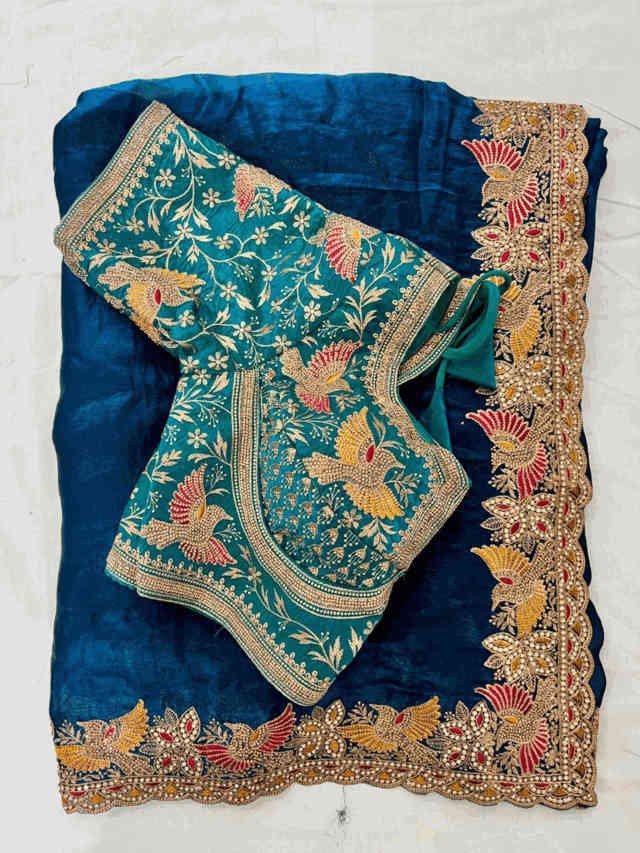 C Pallu Saree Design