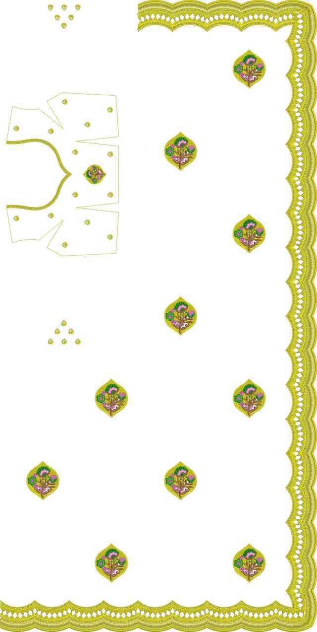 C Pallu Saree Design